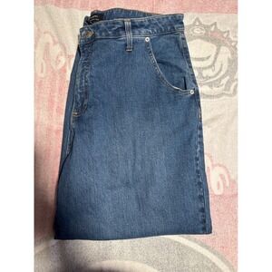 Banana Republic Mens Mid Rise Barrel Jeans Size 33x16 Blue Denim Ankle Length